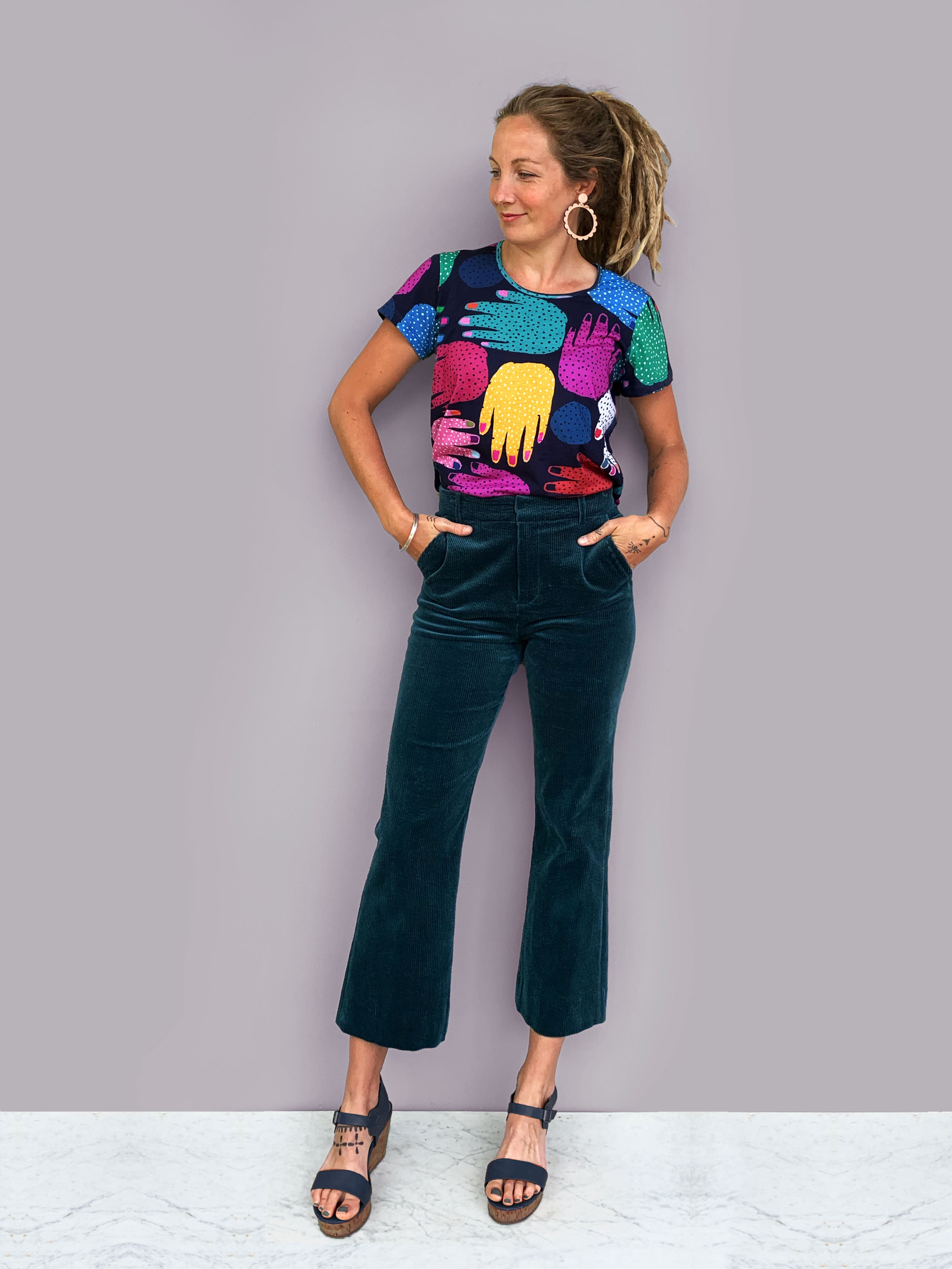 Bright Hands 100% organic jersey T'shirt (5822031102105)