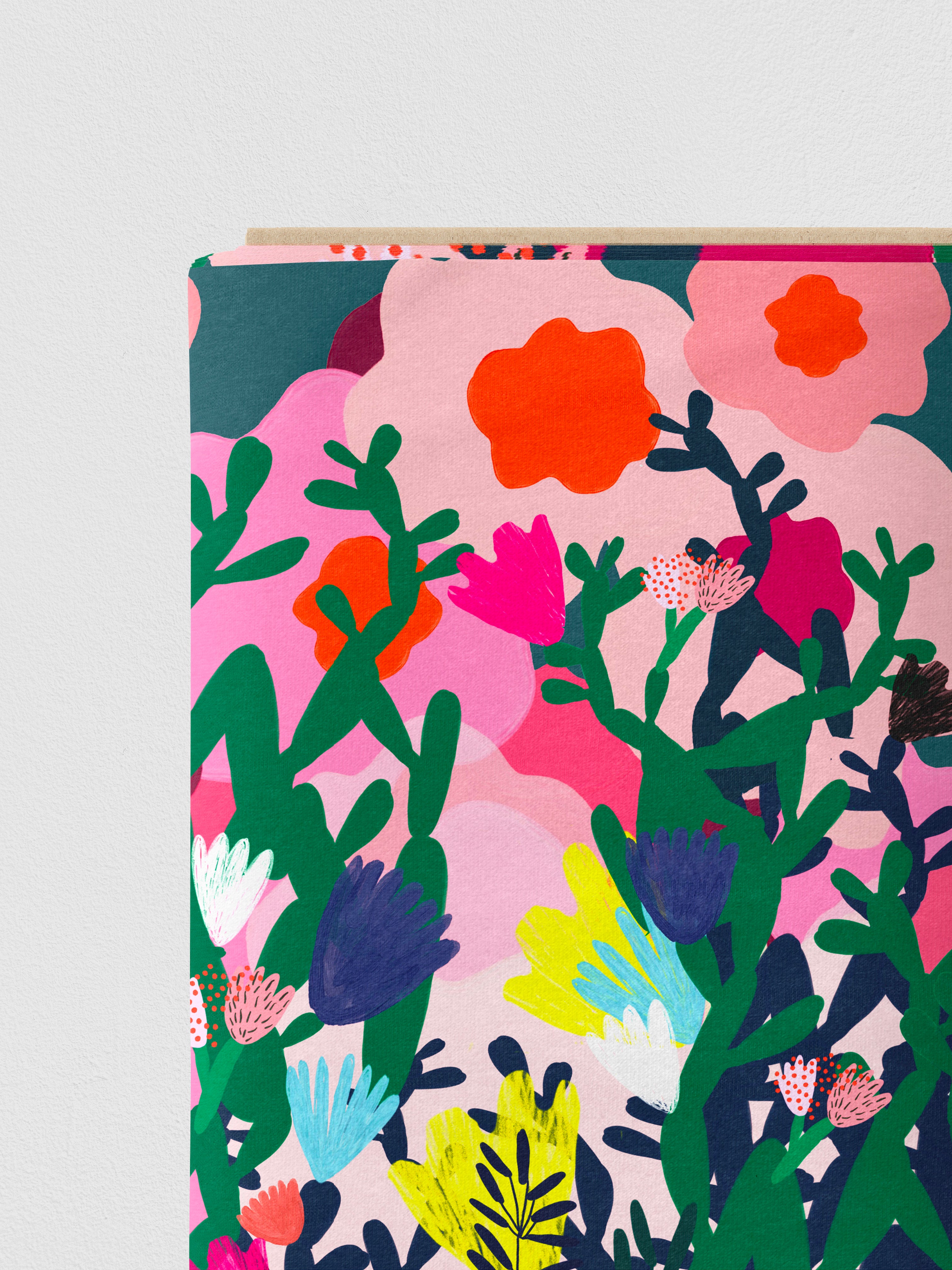 Mor Mor&#39;s Garden 100% cotton satin (6593761411225)