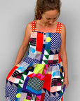 Lumo Check dress 100% seersucker cotton