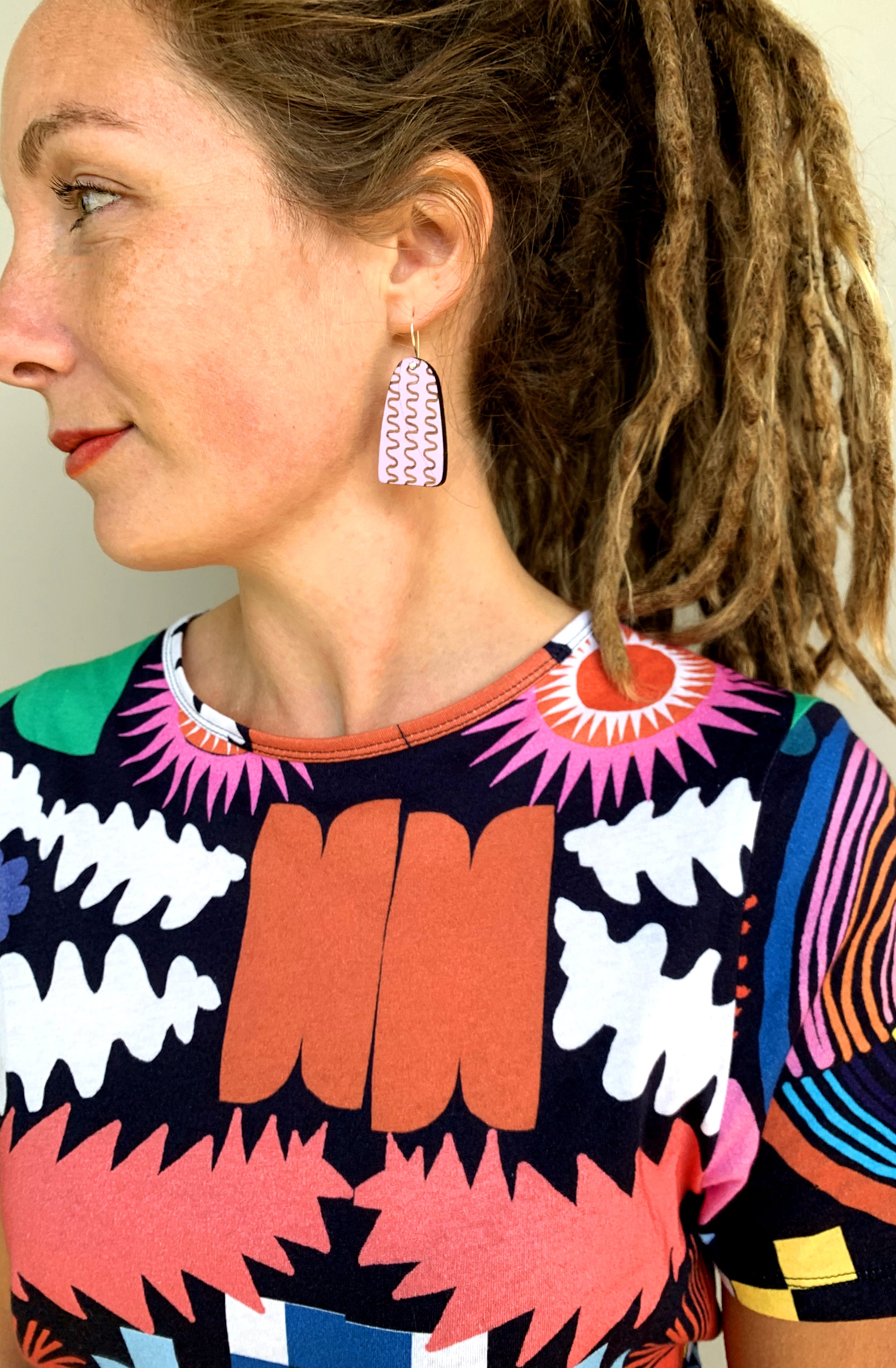 Pot Plant Bomb 100% organic jersey draw string dress (6861072531609) (7106447311001)