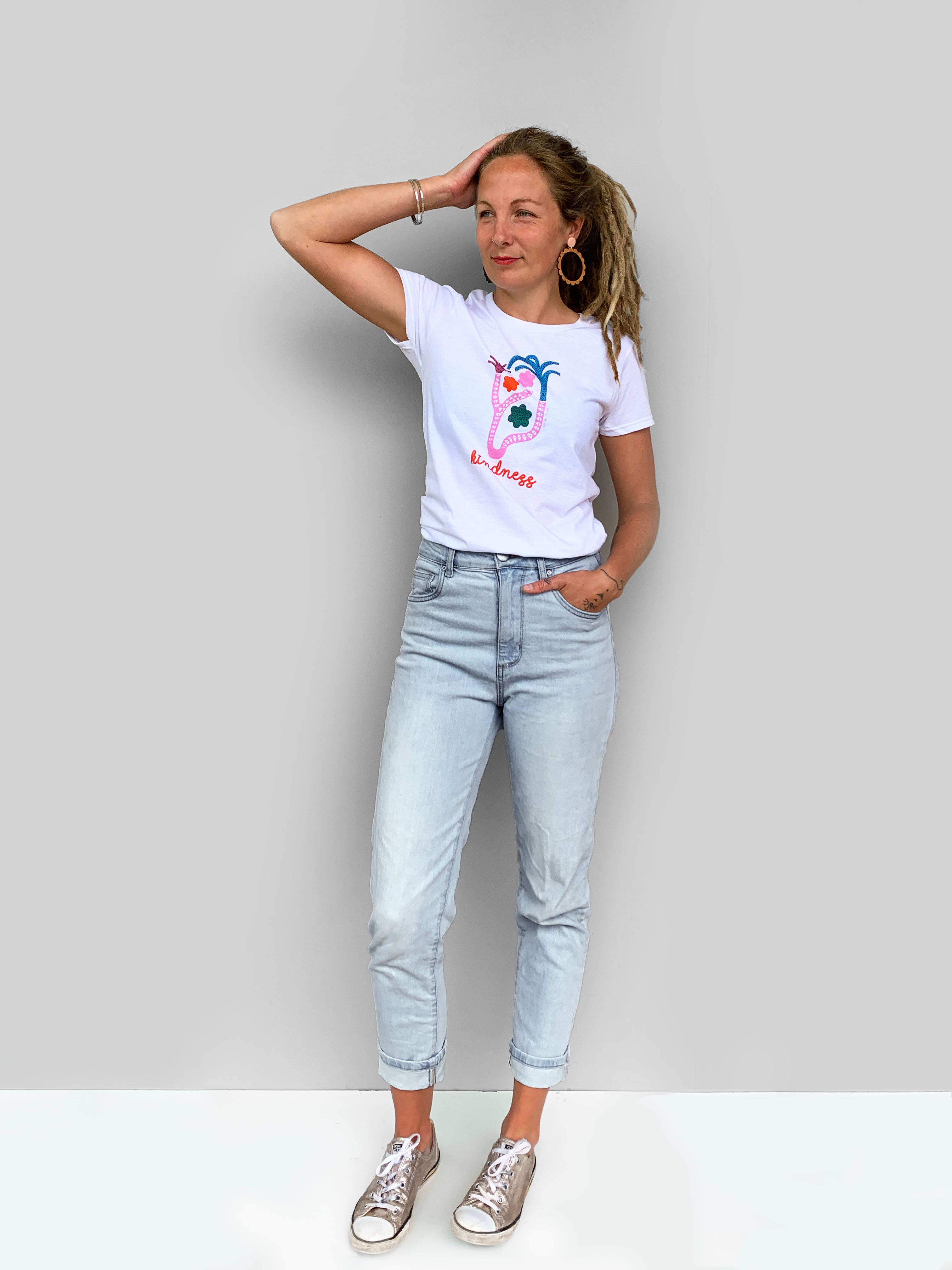 Kooki Kindness 100% cotton T'shirt (5812250542233)