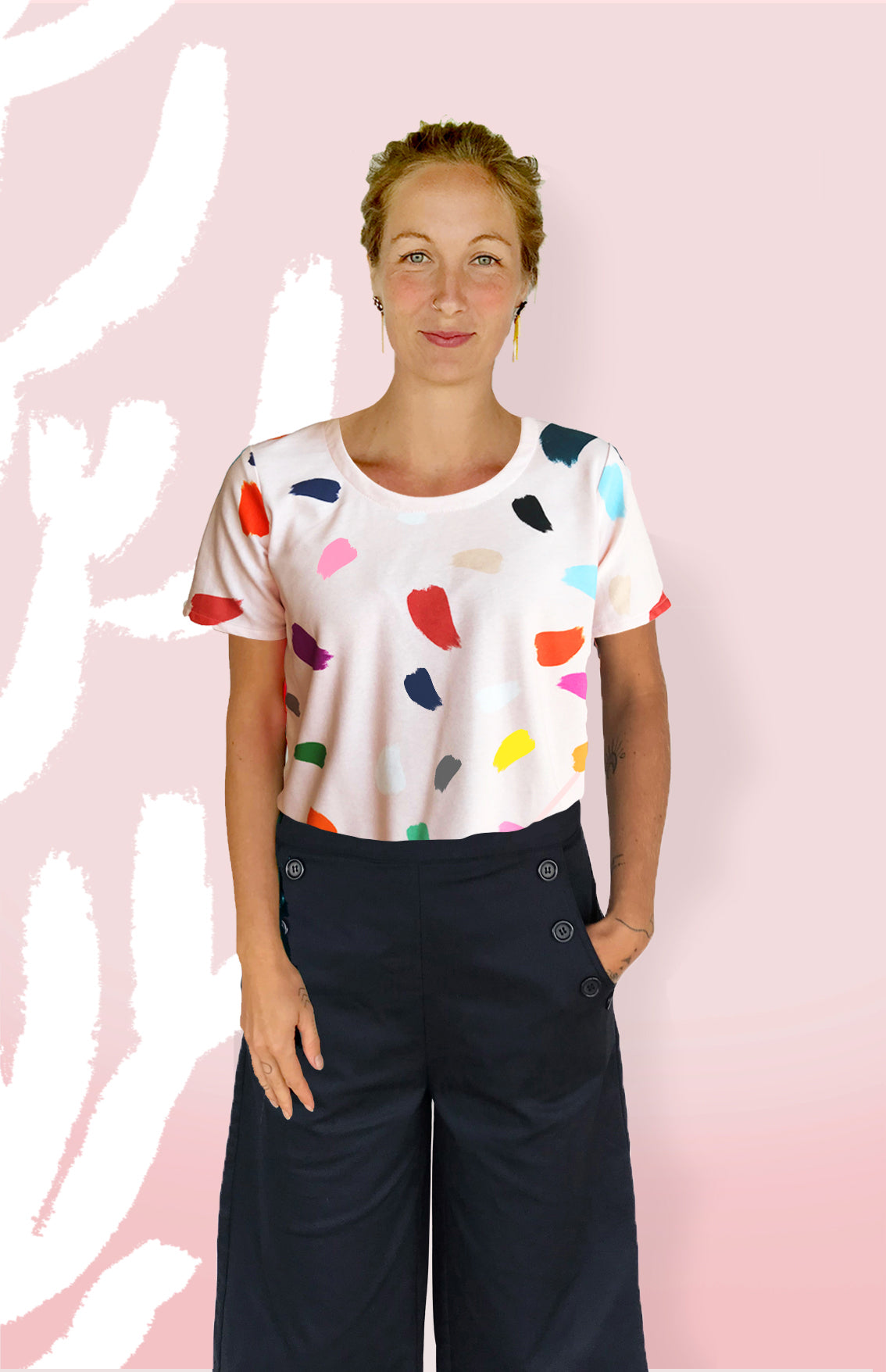 Paint 100% Organic Jersey Cotton T&#39;shirt (1404158509152)