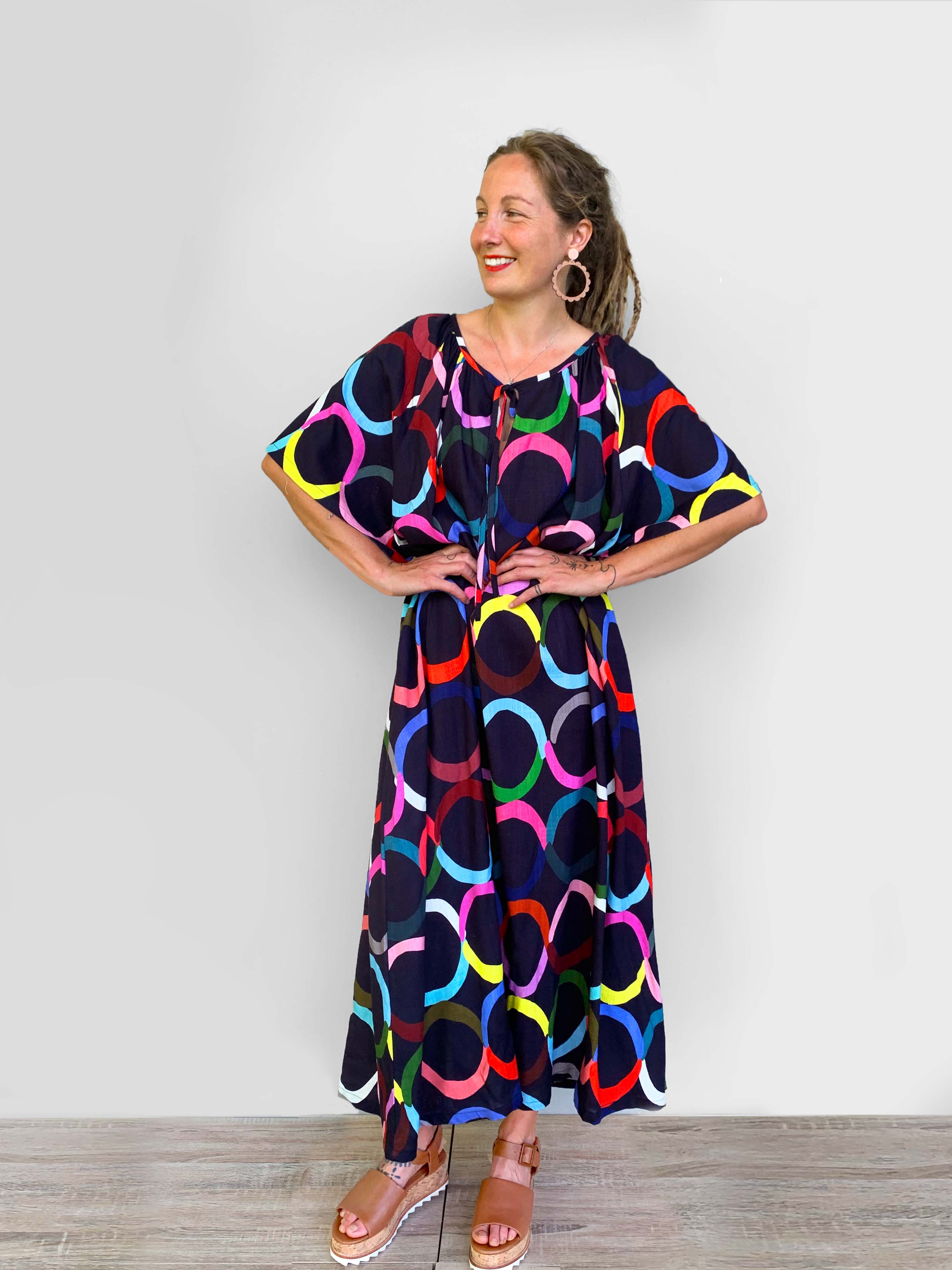 SAMPLES - Doops Loops 100% Organic Linen Dress