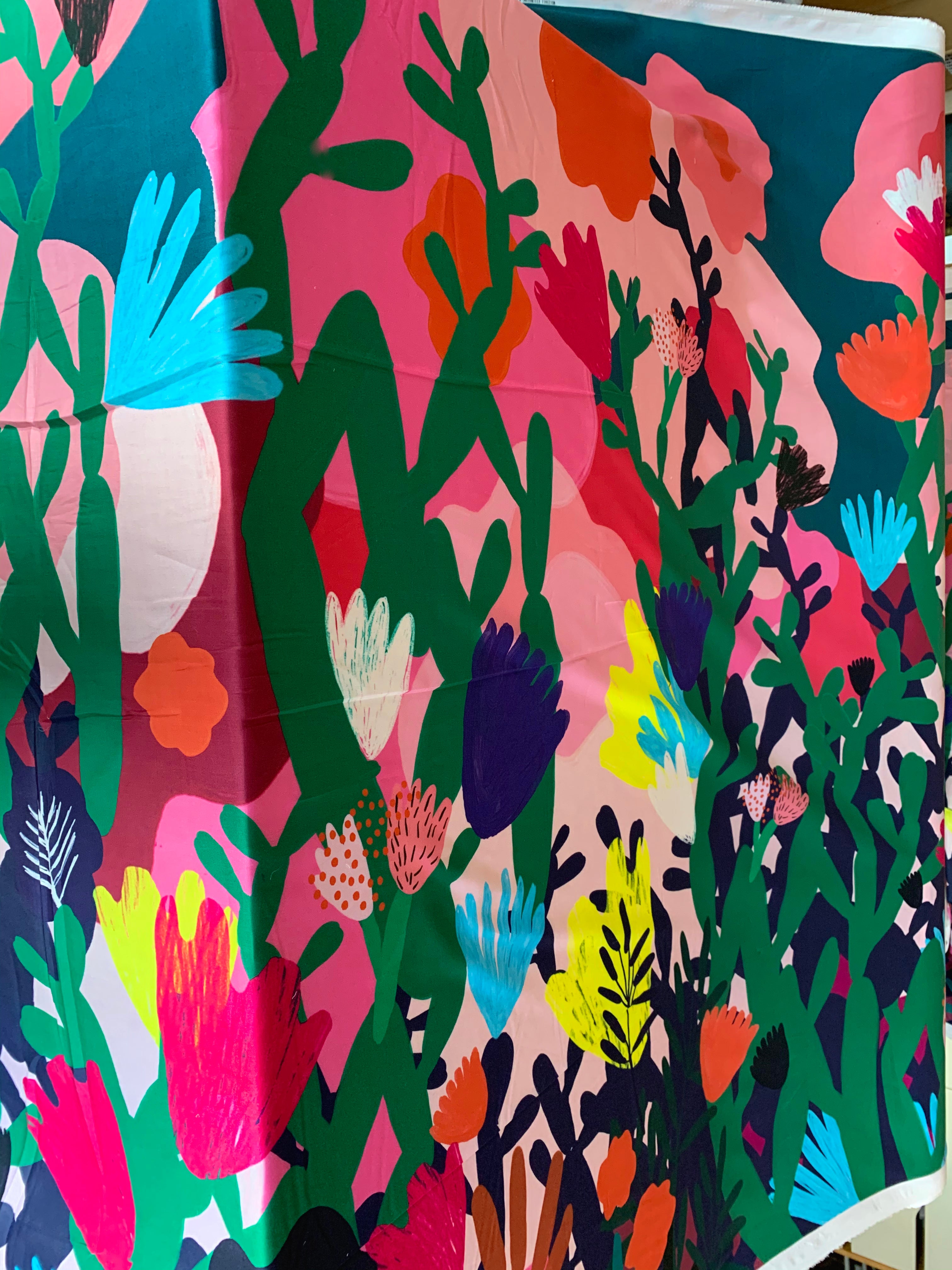 Mor Mor's Garden 100% cotton satin (6593761411225)