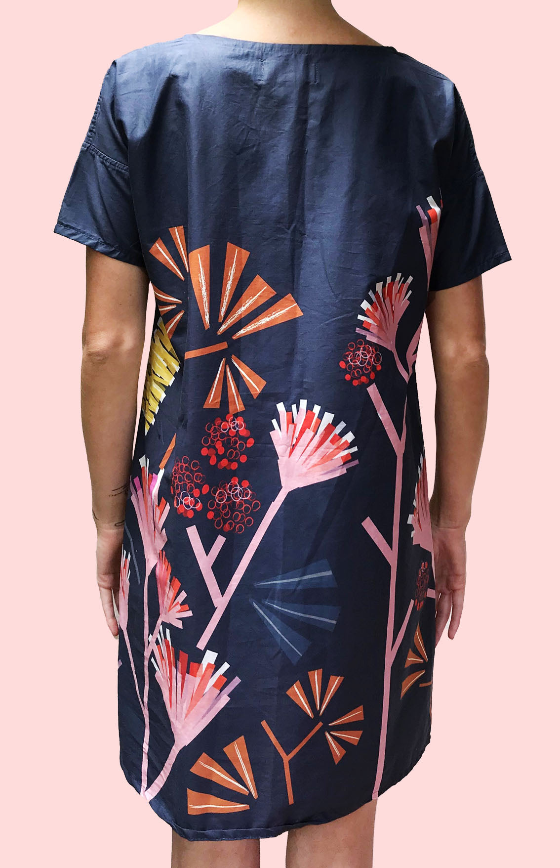 Mauve Protea dress 100% ORGANIC COTTON (9916563912)