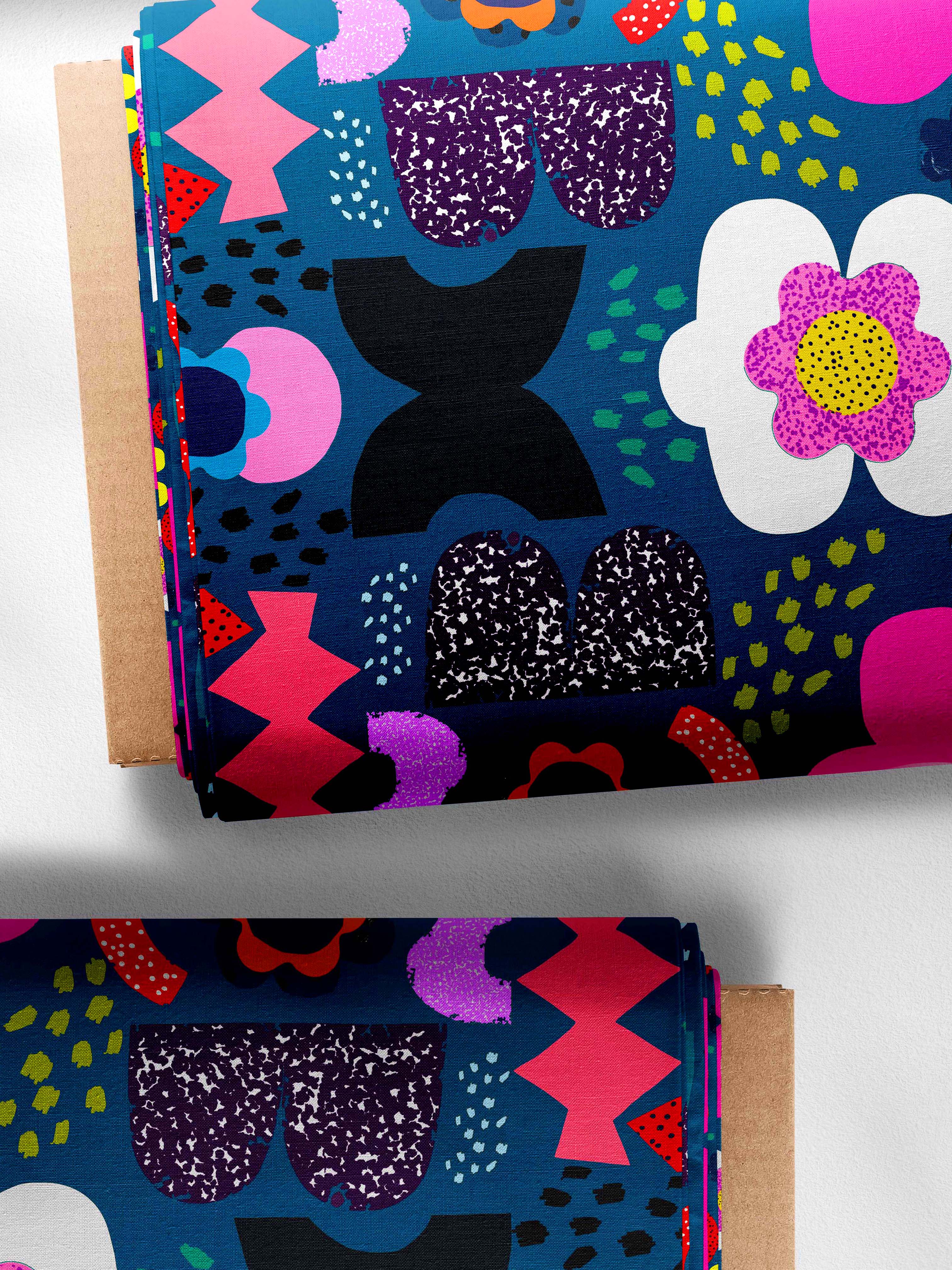 Kooki Play (blue) 100% cotton