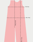 Confetti 100% linen jumpsuit (navy) with tie & option on sleeve (1918232395872)