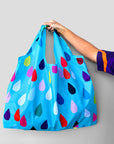 Bright Drops 95% cotton 5% Silk Scarf/Sarong