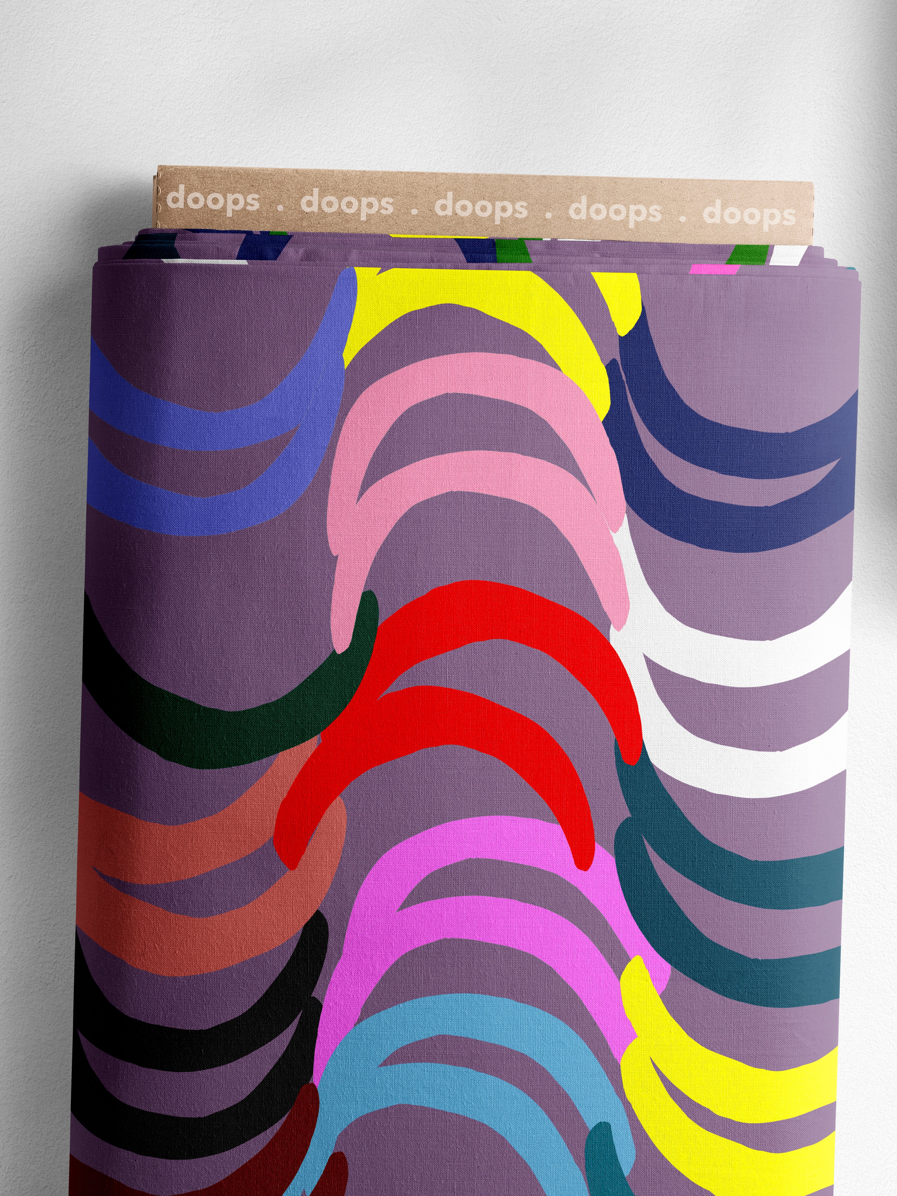 Colourful Ripples 100% cotton