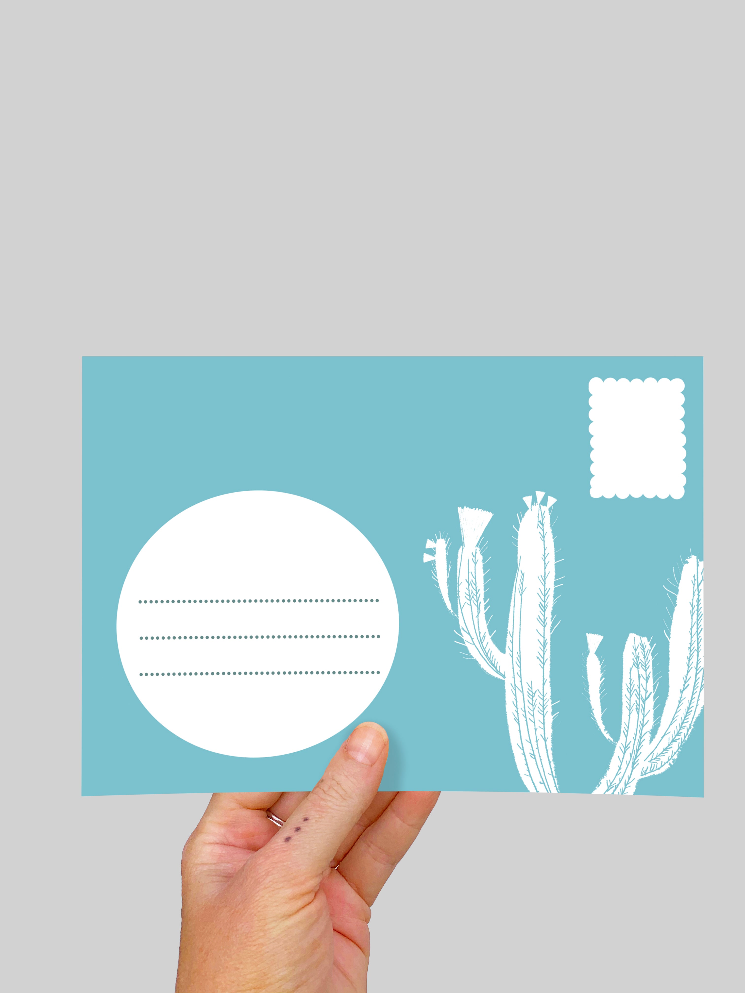 Cactus Love(large) A5 Postcard (4631626514528)