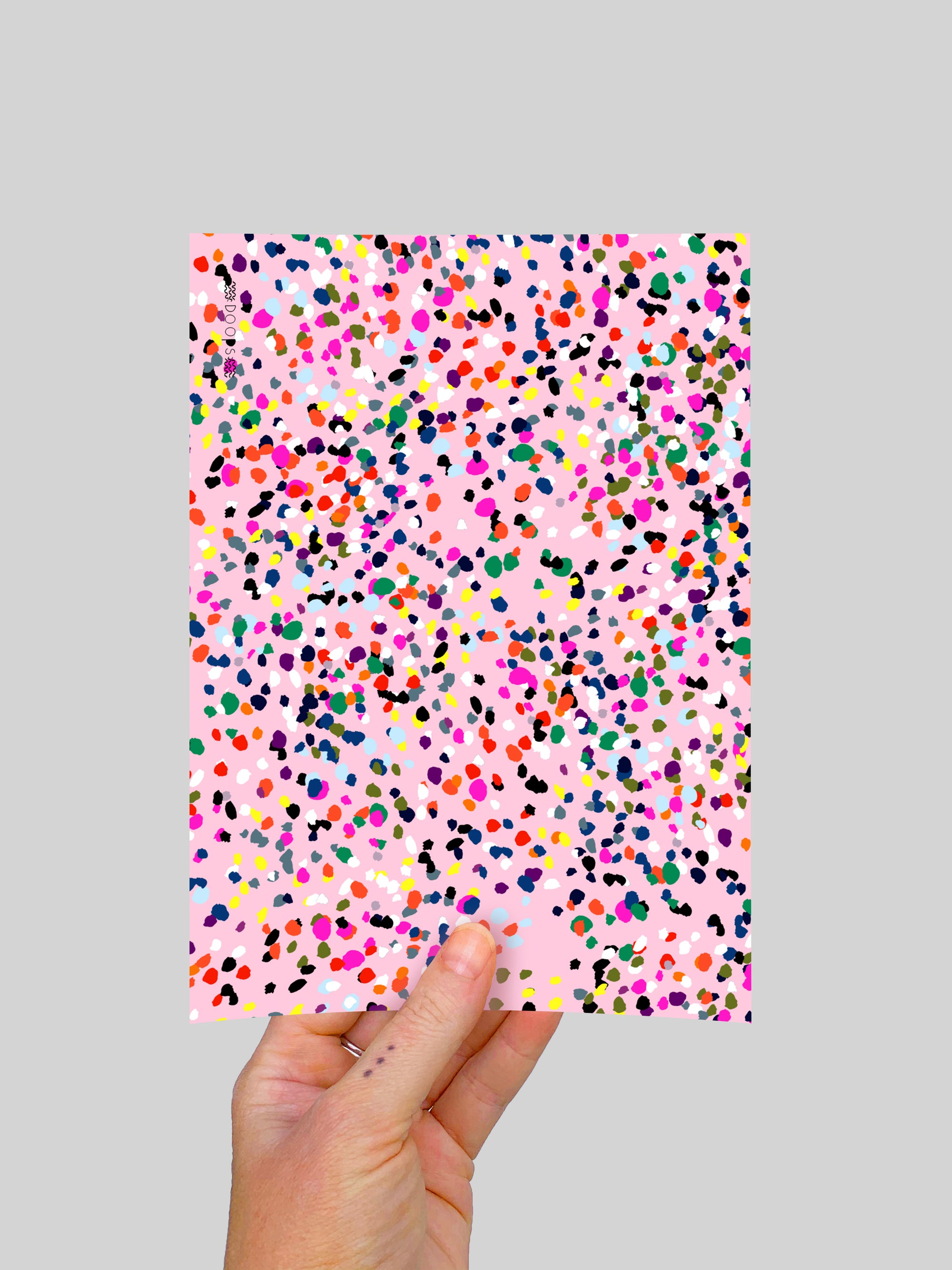 Sprinkles (large) A5 Postcard (4631597351008)